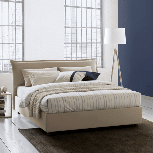Cama de casal de tecido Cama de casal de tecido