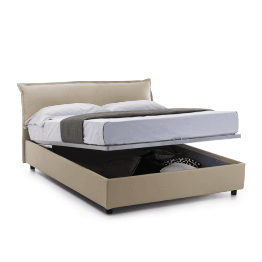 Cama de casal de tecido Cama de casal de tecido