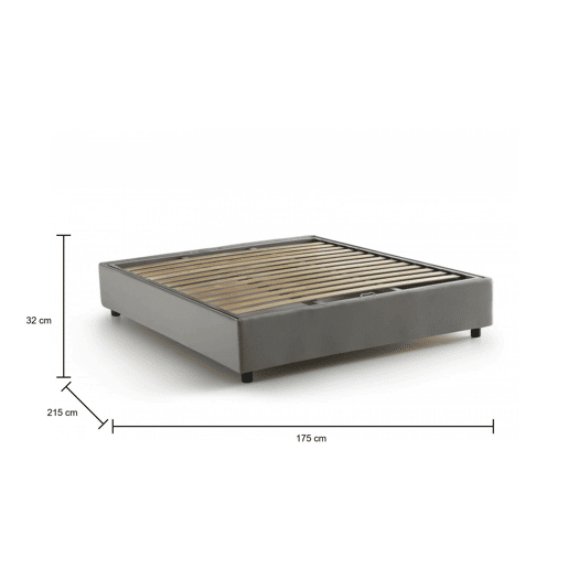 Cama de casal de tecido Cama de casal de tecido