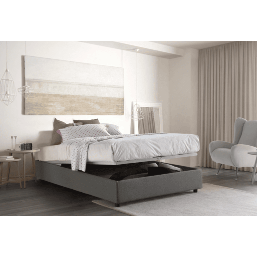 Cama de casal de tecido Cama de casal de tecido
