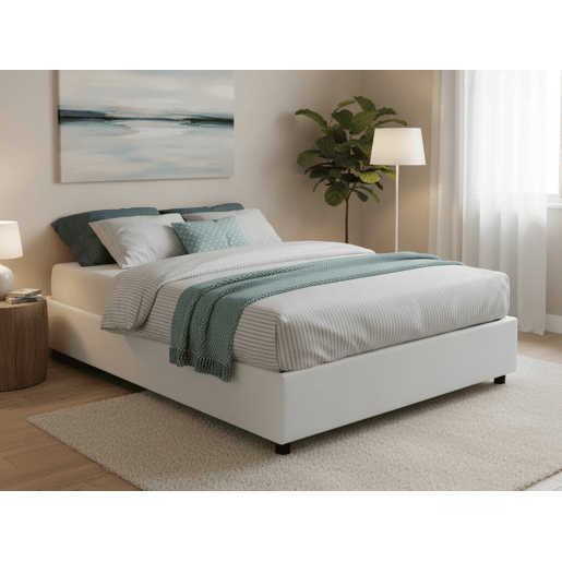 Cama de casal de tecido