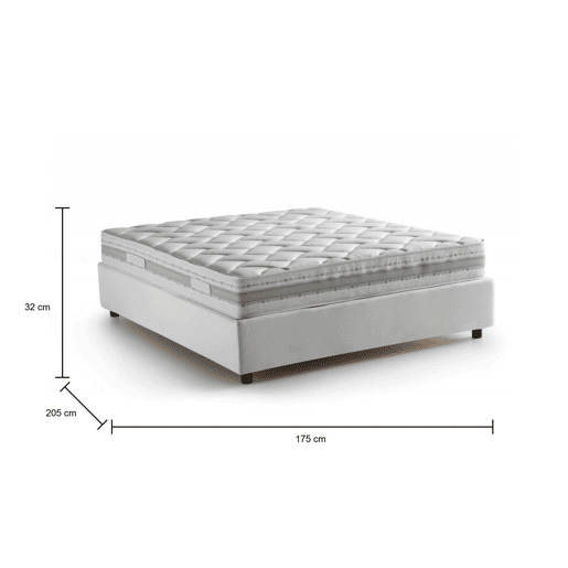 Cama de casal de tecido Cama de casal de tecido
