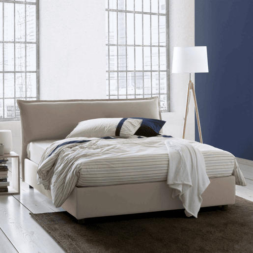 Cama de casal de tecido Cama de casal de tecido
