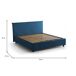 Cama de casal de tecido 155x215 Cama de casal de tecido 155x215 Azul