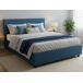 Cama de casal de tecido 155x215 Cama de casal de tecido 155x215 Azul