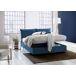 Cama de casal de tecido 155x205 Cama de casal de tecido 155x205 Azul