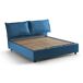 Cama de casal de tecido 155x205 Cama de casal de tecido 155x205 Azul
