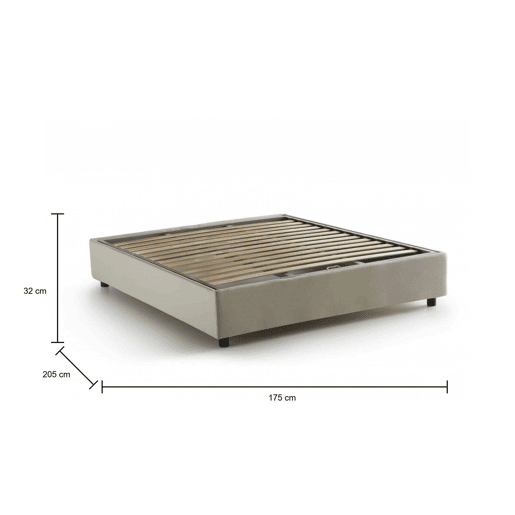 Cama de casal de tecido Cama de casal de tecido