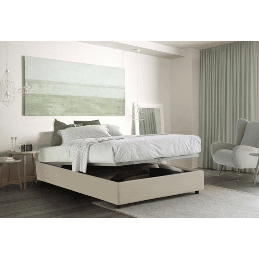 Cama de casal de tecido Cama de casal de tecido