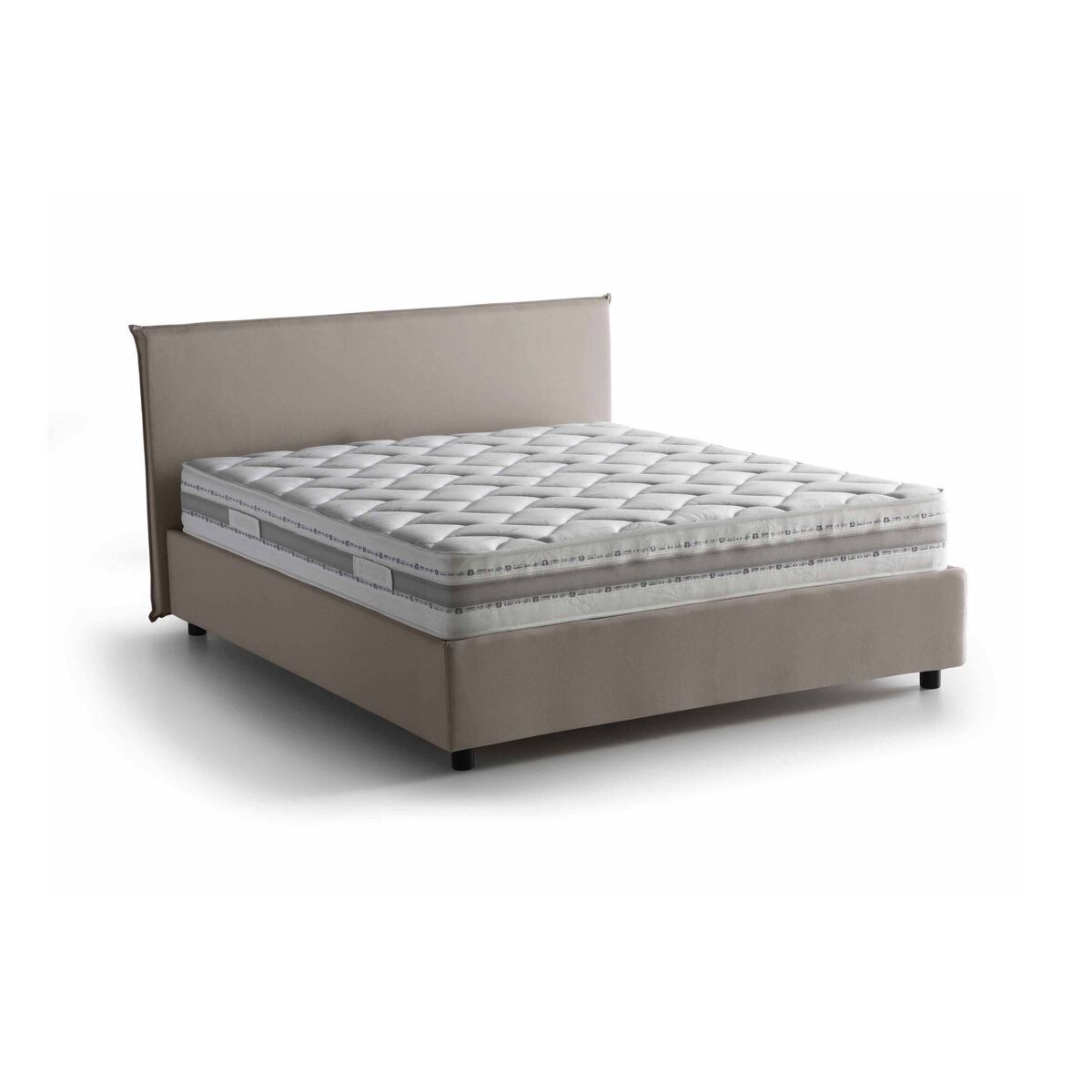 cama de casal de tecido
