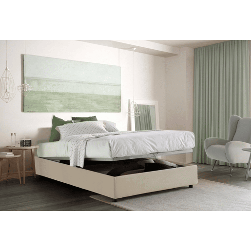 Cama de casal de tecido