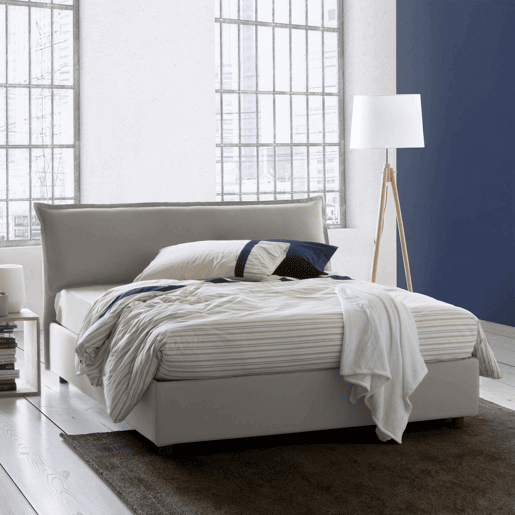Cama de casal de tecido Cama de casal de tecido