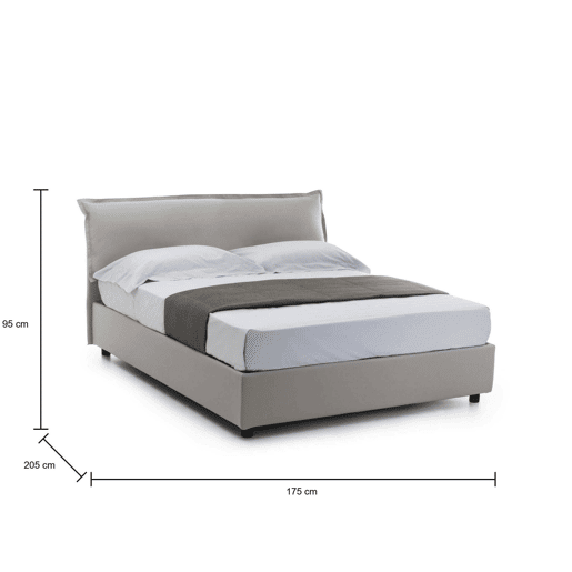 Cama de casal de tecido Cama de casal de tecido