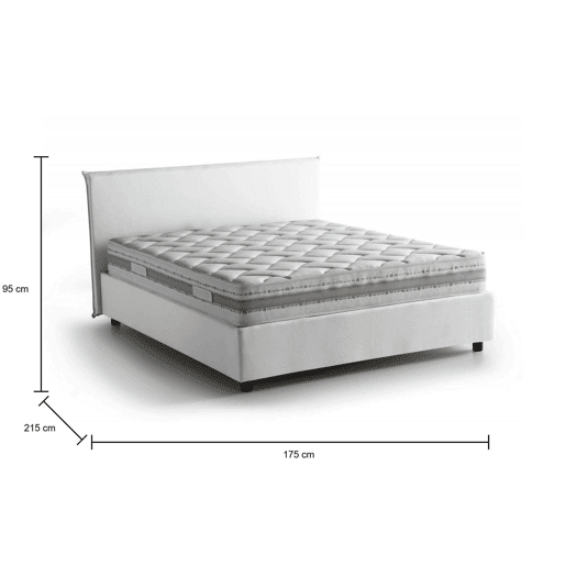Cama de casal de tecido