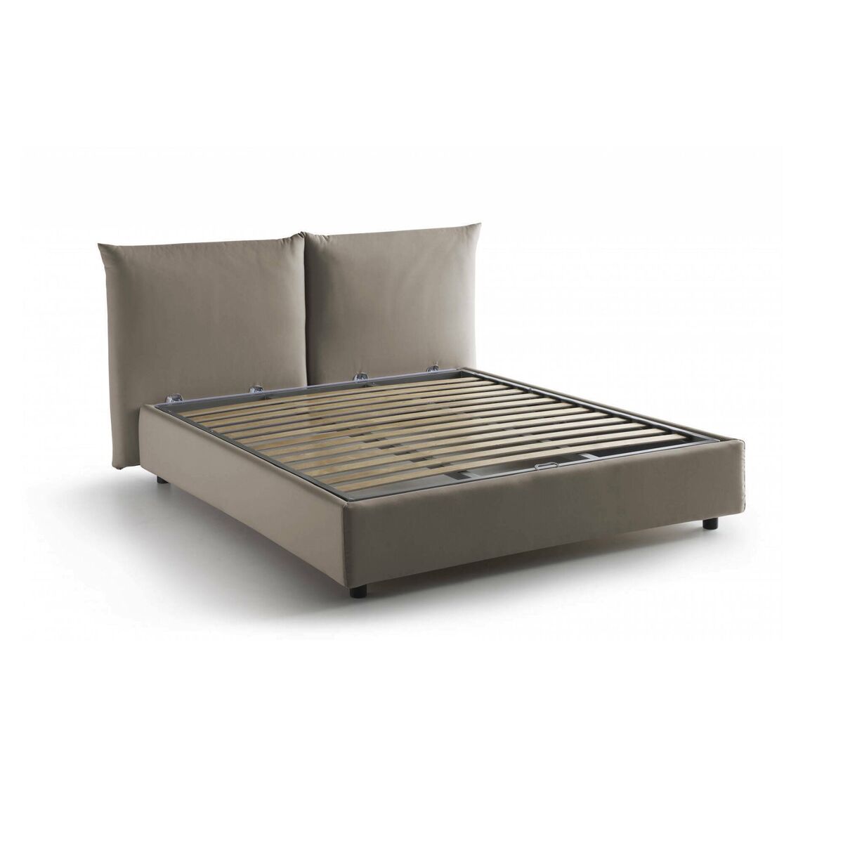 cama de casal de tecido