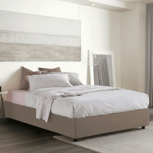 Cama de casal de tecido