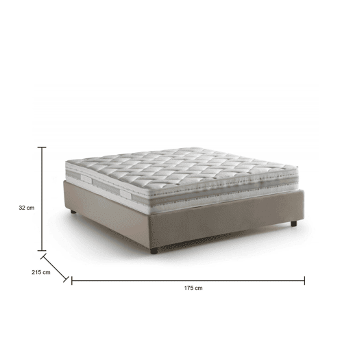 Cama de casal de tecido