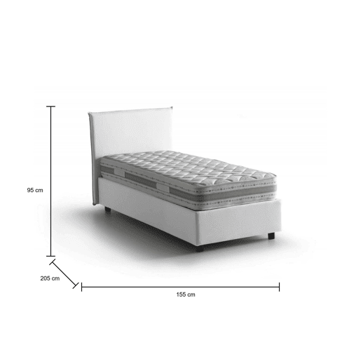 Cama de casal de tecido