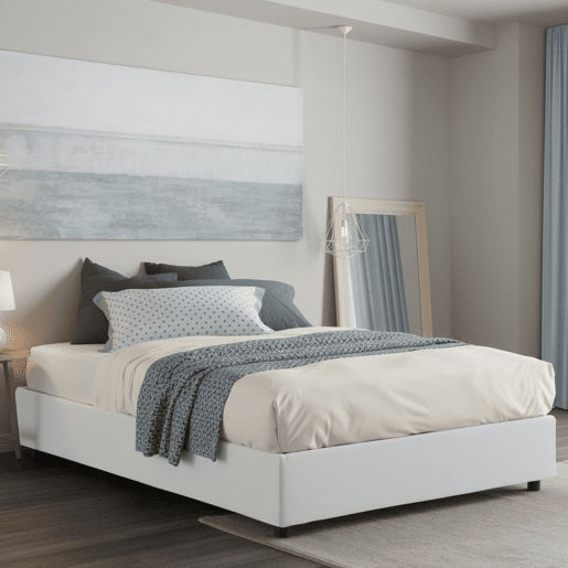 Cama de casal de tecido