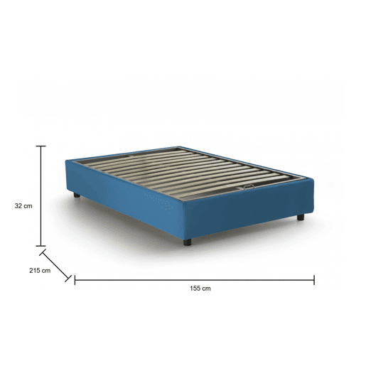 Cama de casal de tecido