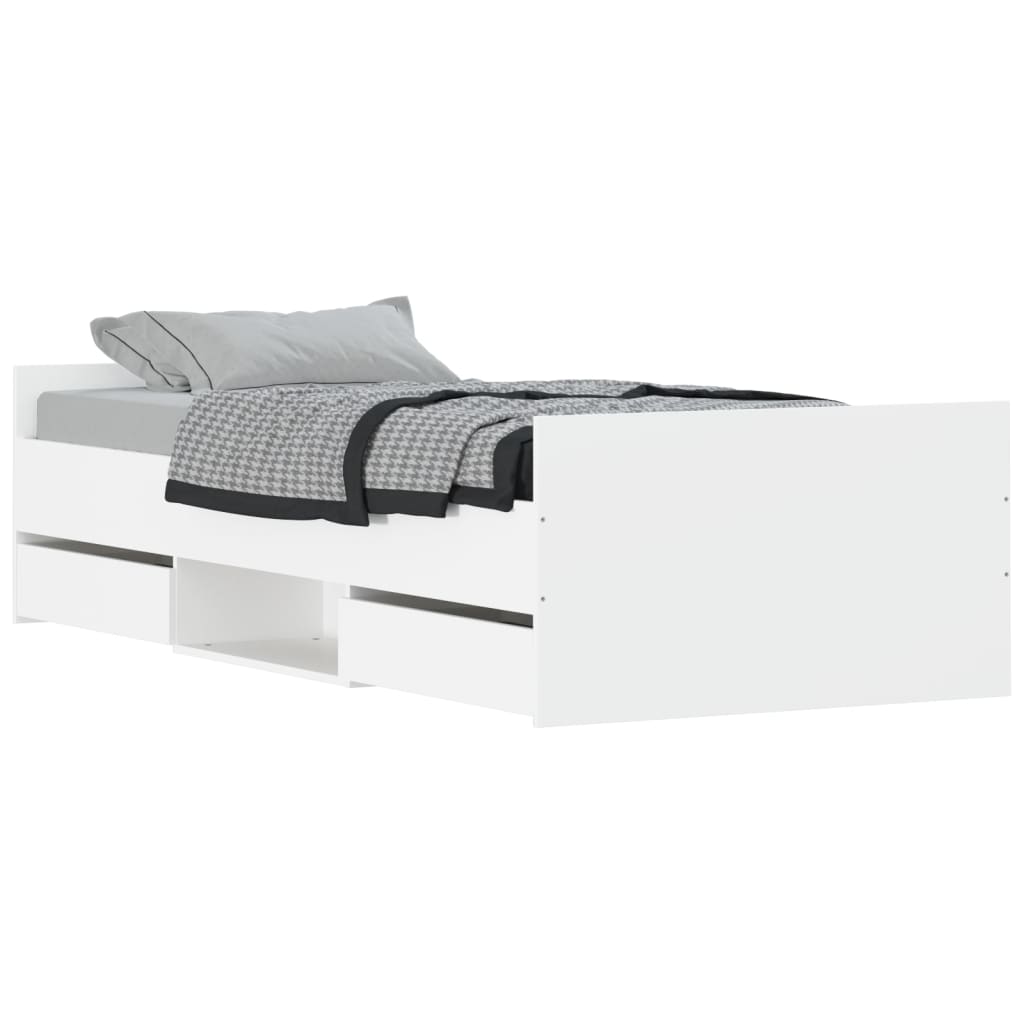 Estructura de cama 90x190 Blanco
