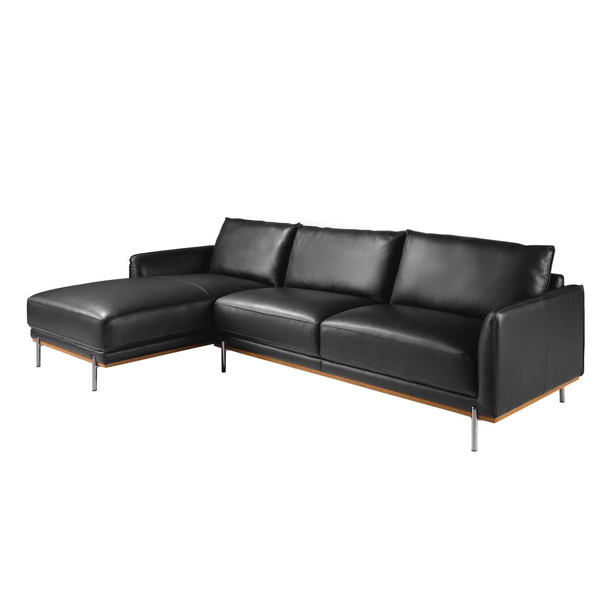 ANGEL CERDÁ Sofá chaise longue izquierda piel