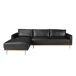 ANGEL CERDÁ Sofá chaise longue izquierda piel ANGEL CERDÁ Sofá chaise longue izquierda piel Inox