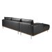 ANGEL CERDÁ Sofá chaise longue izquierda piel ANGEL CERDÁ Sofá chaise longue izquierda piel Inox