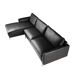 ANGEL CERDÁ Sofá chaise longue izquierda piel ANGEL CERDÁ Sofá chaise longue izquierda piel Inox