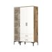 Armário de 3 portas com efeito madeira 120 Armário de 3 portas com efeito madeira 120 Blanco/ Madera