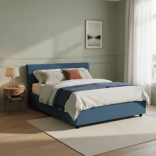 Cama de casal de tecido