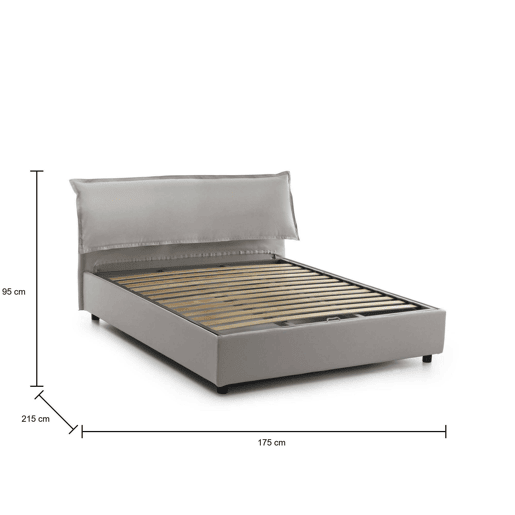 Cama de casal de tecido