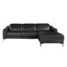 ANGEL CERDÁ Sofá chaise longue relax derecha piel ANGEL CERDÁ Sofá chaise longue relax derecha piel Negro