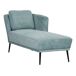 Beliani Chaise longue izquierdo Poliéster ARTHEZE Beliani Chaise longue izquierdo Poliéster ARTHEZE Azul