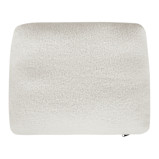 Chaise longue à direita ARTHEZE Bouclé Branco creme