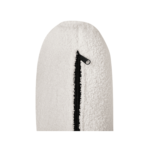 Chaise longue à direita ARTHEZE Bouclé Branco creme