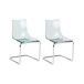 Beliani Silla de comedor MARSHALL Beliani Silla de comedor MARSHALL Transparente