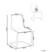 Beliani Silla de comedor MARSHALL Beliani Silla de comedor MARSHALL Transparente