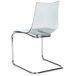 Beliani Silla de comedor MARSHALL Beliani Silla de comedor MARSHALL Transparente
