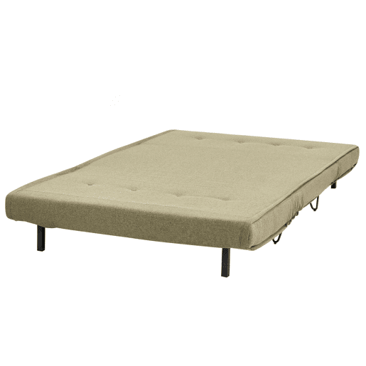 Sofá-cama VESTFOLD Tecido Verde-oliva 2 lugares