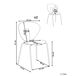 Beliani Silla de comedor TRACY Beliani Silla de comedor TRACY Verde
