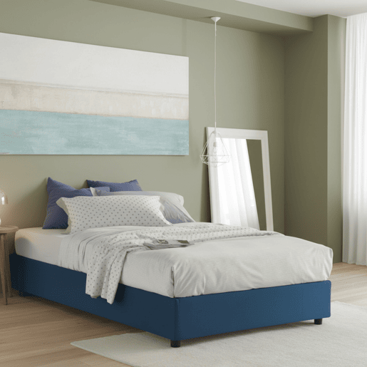 Cama de casal de tecido