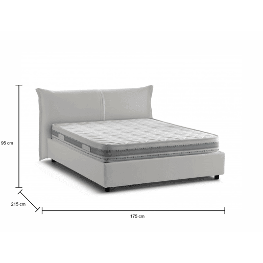 Cama de casal de tecido Cama de casal de tecido