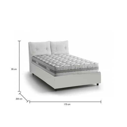 Cama de casal de tecido