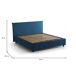 Cama de casal de tecido 175x205 Cama de casal de tecido 175x205 Azul