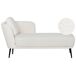Beliani Chaise longue izquierdo Bouclé ARTHEZE Beliani Chaise longue izquierdo Bouclé ARTHEZE Crema