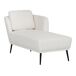 Beliani Chaise longue izquierdo Bouclé ARTHEZE Beliani Chaise longue izquierdo Bouclé ARTHEZE Crema