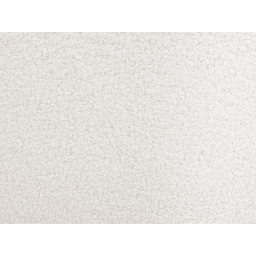 Chaise longue à esquerda ARTHEZE Bouclé Branco creme