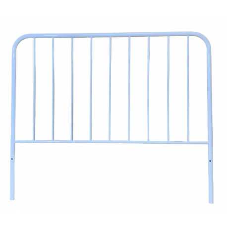 Cabecero cama en forja de hierro con tubo de 30mm laterales y altura maxima 125 cm