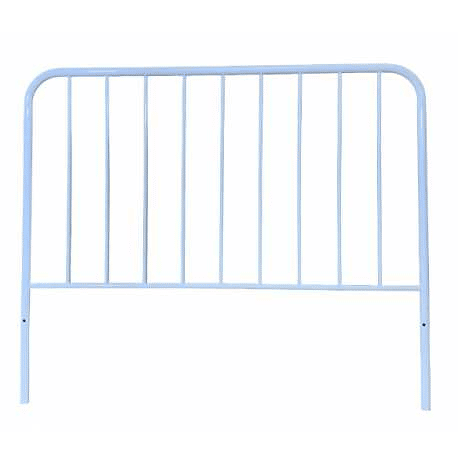 Cabeceira de cama em ferro forjado com tubo lateral de 30mm e altura máxima de 125 cm